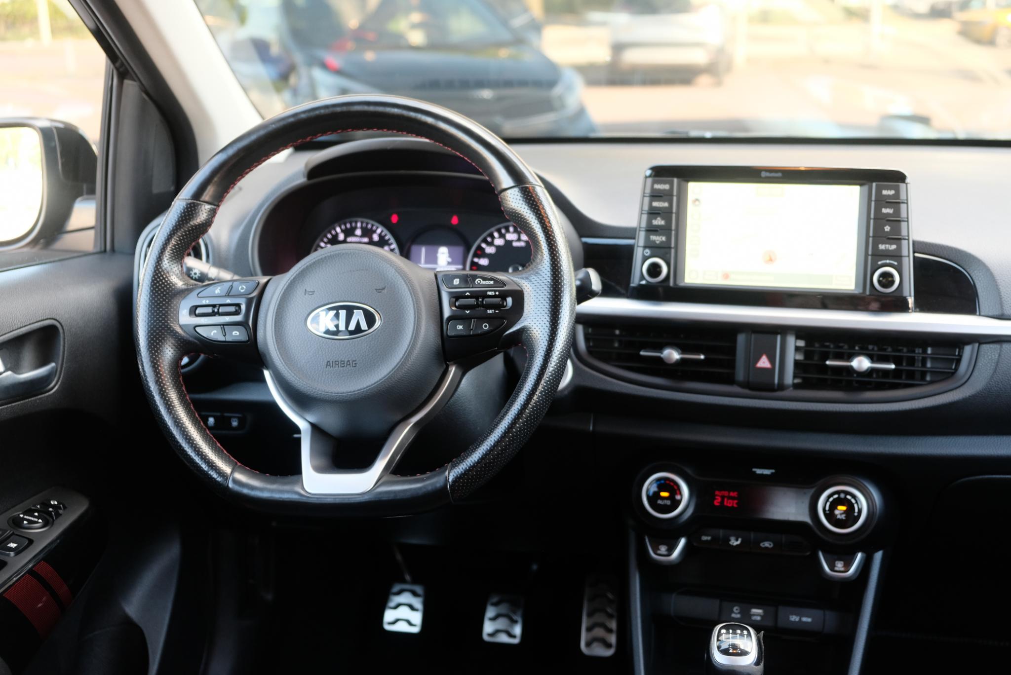 Kia Picanto 1.0 T-GDi 100pk GT-Line | Navi | App Connect | Climate | Cruise | Keyless | Leder | Camera | PDC afbeelding 6