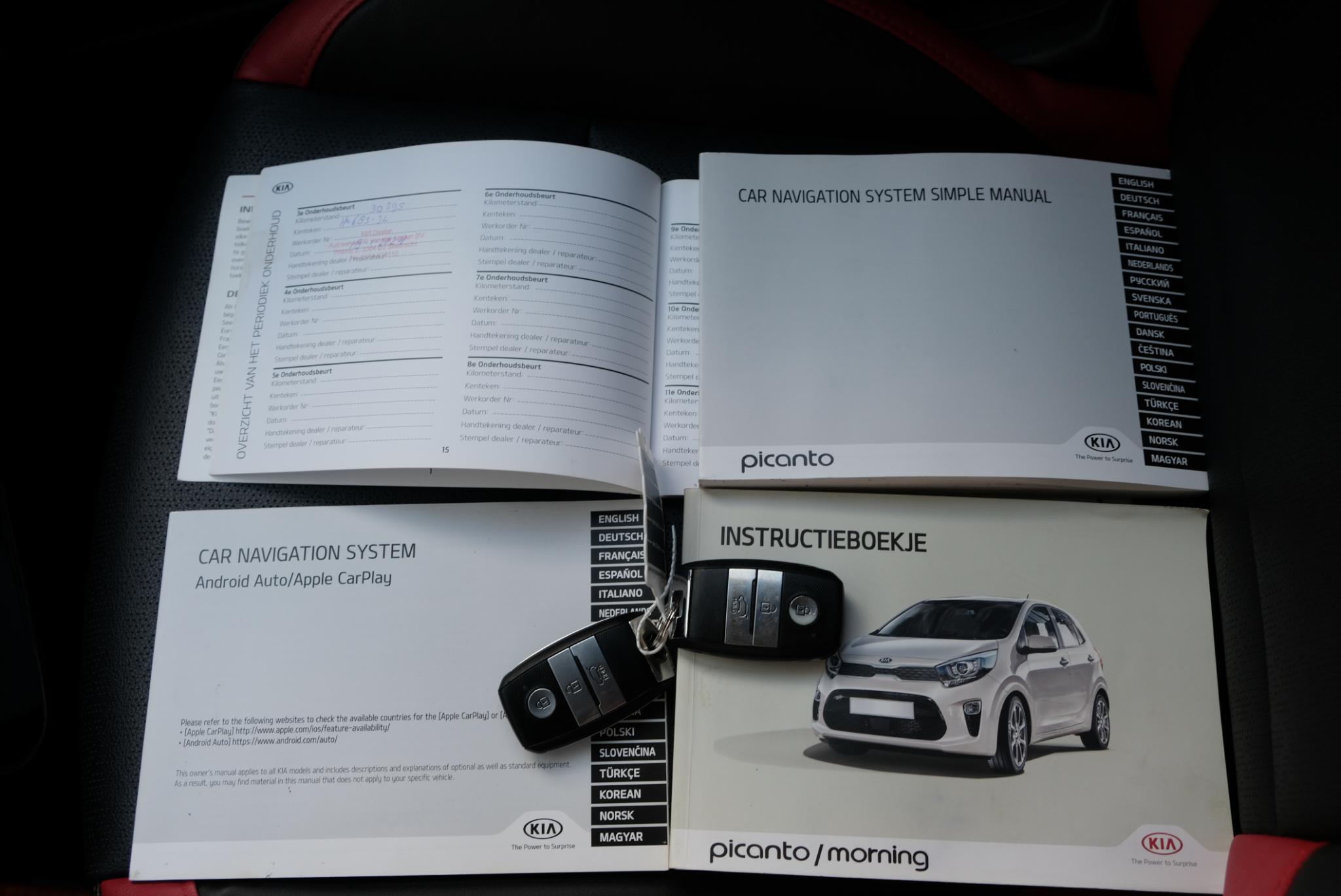Kia Picanto 1.0 T-GDi 100pk GT-Line | Navi | App Connect | Climate | Cruise | Keyless | Leder | Camera | PDC afbeelding 18