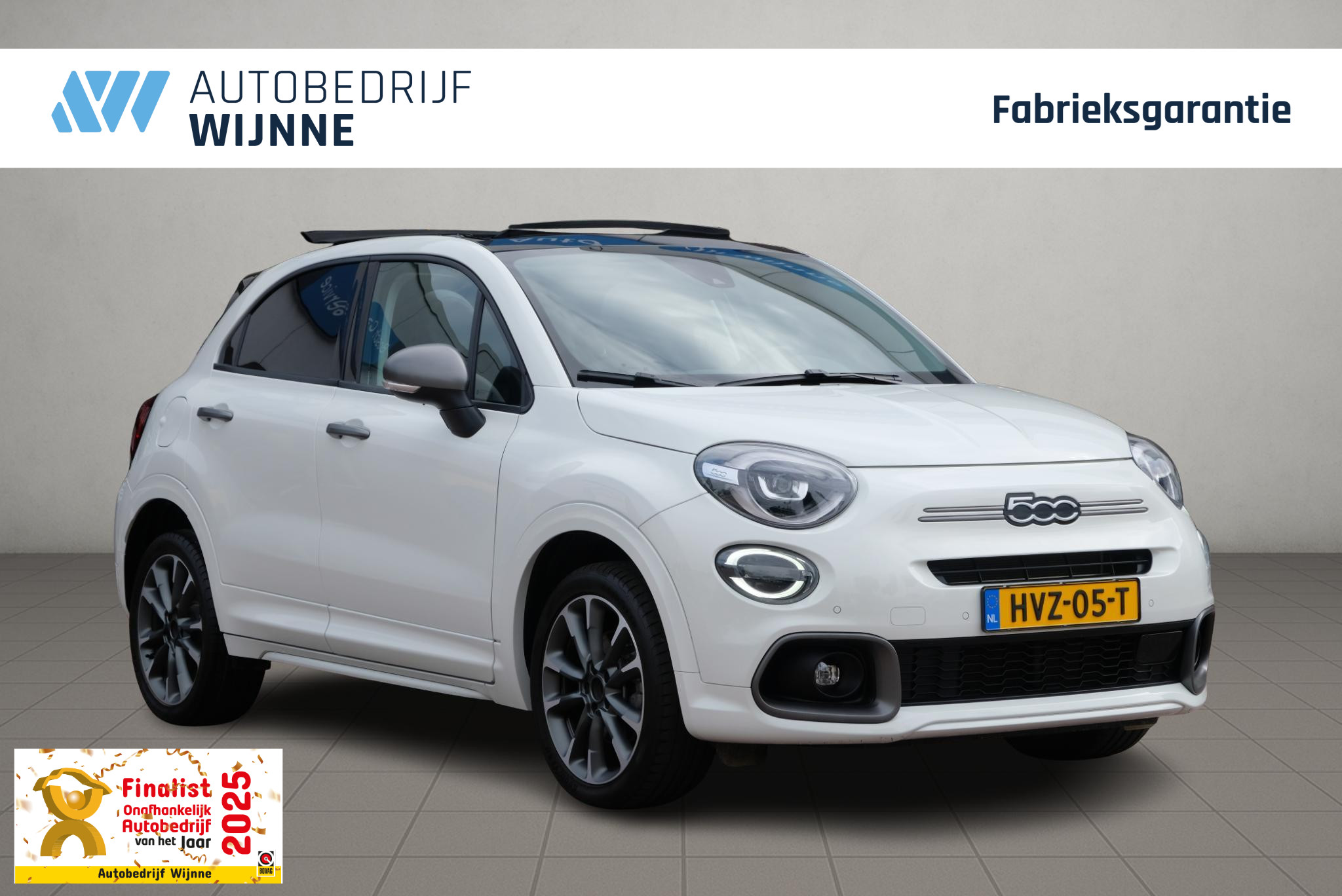 Fiat 500X 1.5 Hybrid 130pk DCT7 Sport Cabrio | Navi | App Connect | Climate | Camera | Blind Spot | PDC | Elektrisch Vouwdak afbeelding 1