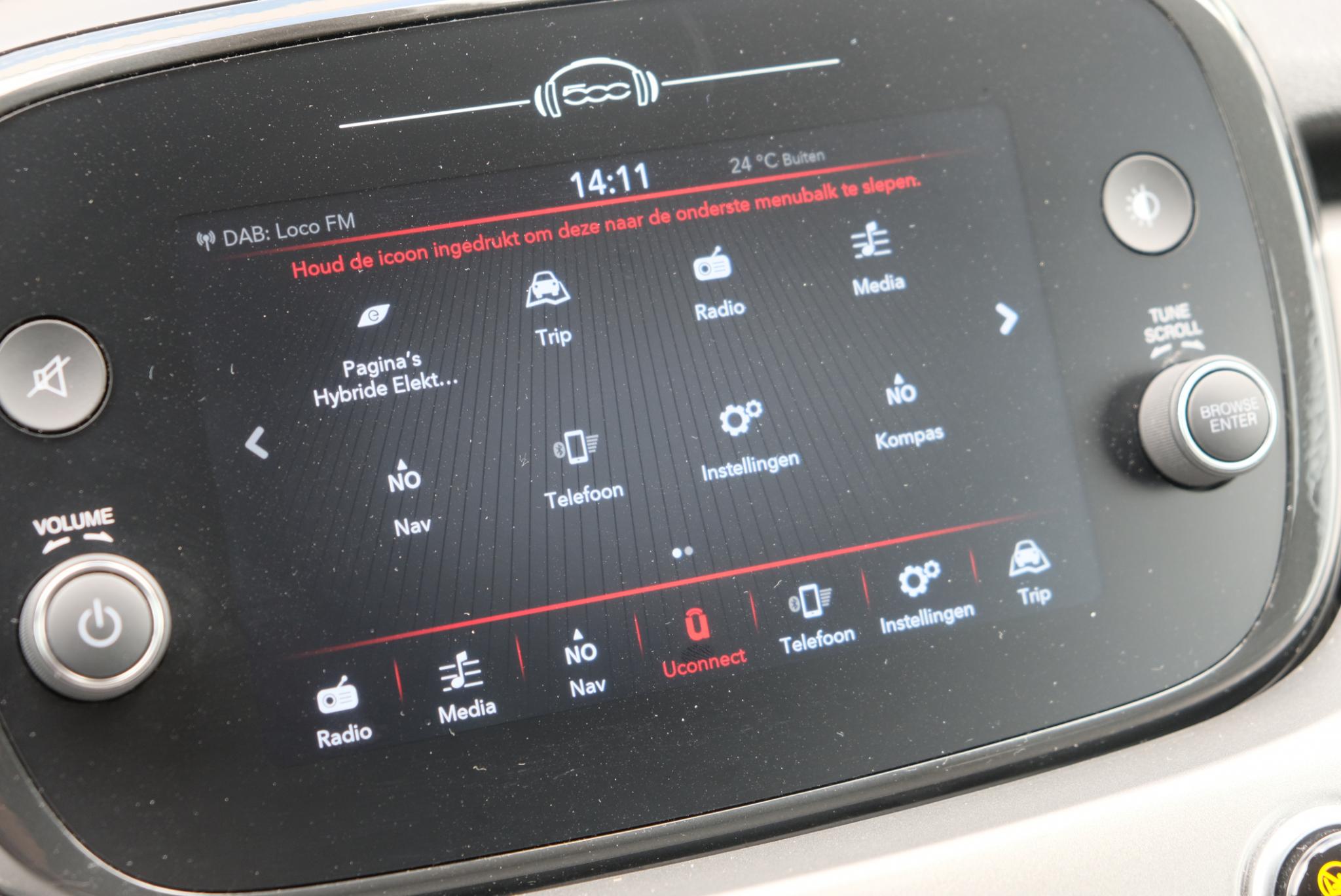 Fiat 500X 1.5 Hybrid 130pk DCT7 Sport Cabrio | Navi | App Connect | Climate | Camera | Blind Spot | PDC | Elektrisch Vouwdak afbeelding 24