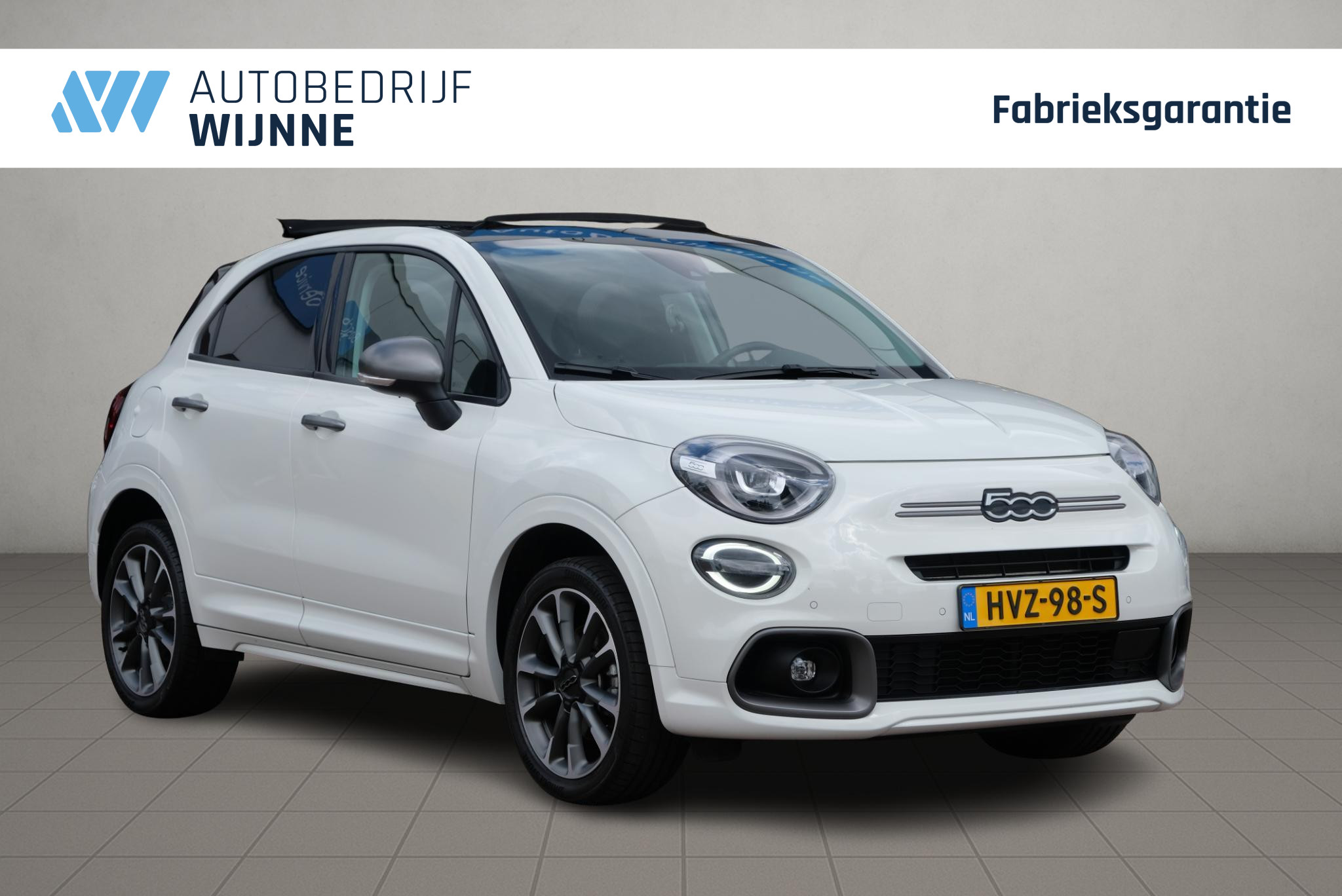 Fiat 500X 1.5 Hybrid 130pk DCT7 Sport Cabrio | Navi | App Connect | Climate | Camera | Blind Spot | PDC | Elektrisch Vouwdak afbeelding 1