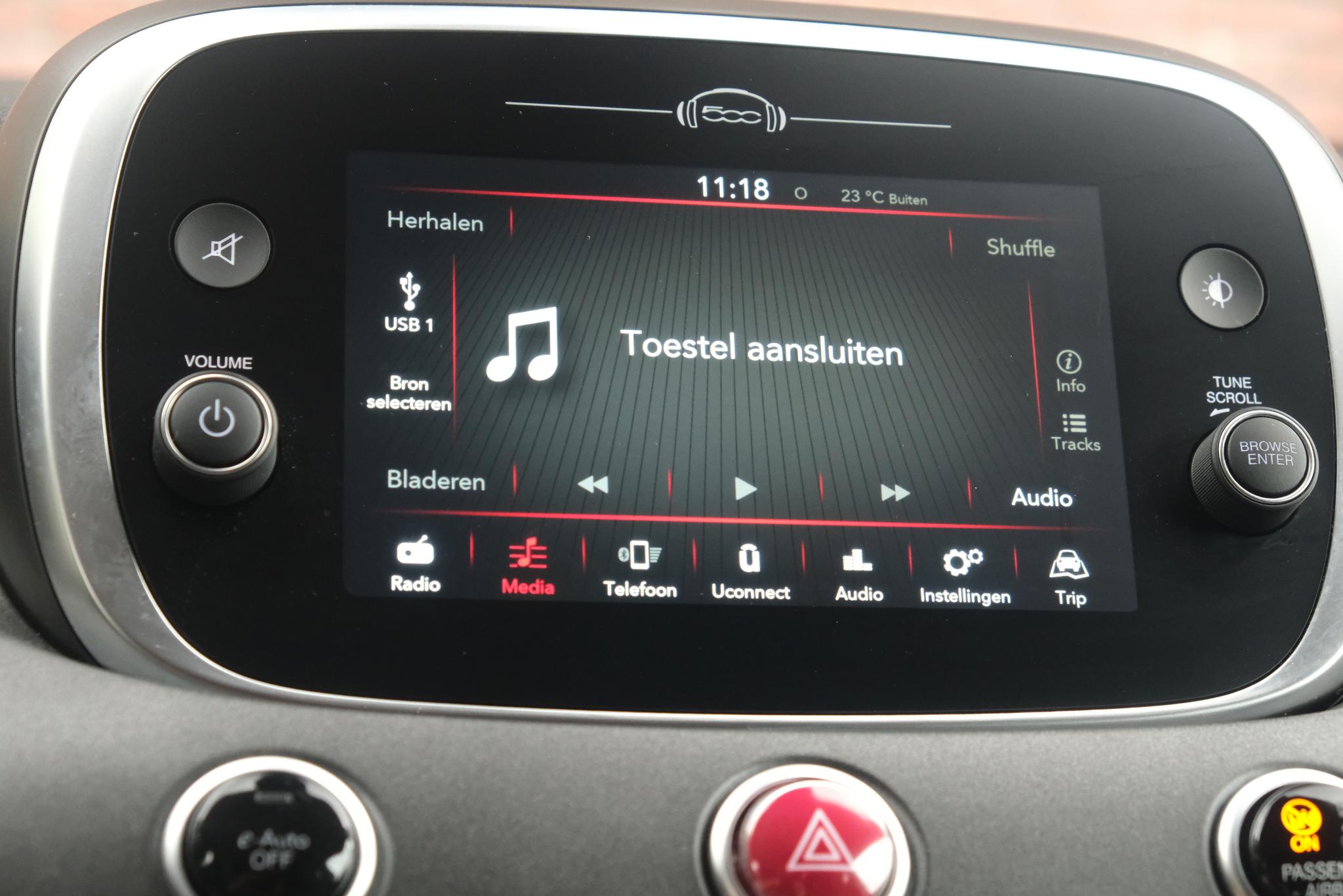 Fiat 500X 1.5 Hybrid 130pk DCT7 RED | App Connect | Climate | Cruise | Camera | PDC afbeelding 17