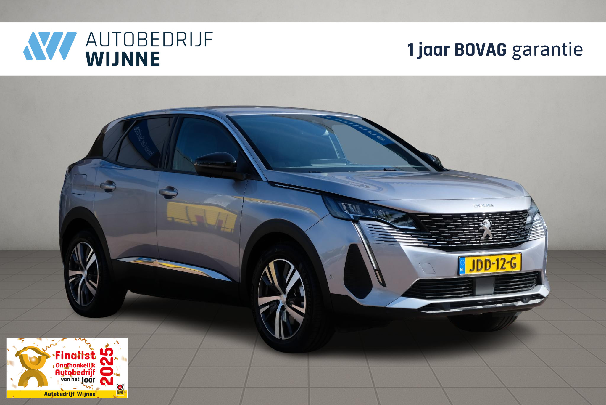 Peugeot 3008 1.6 Plug-in HYbrid 180pk EAT8 Allure Pack Business | Navi | App Connect | Adaptive Cruise | Climate | Keyless | Camera | Blind Spot afbeelding 1