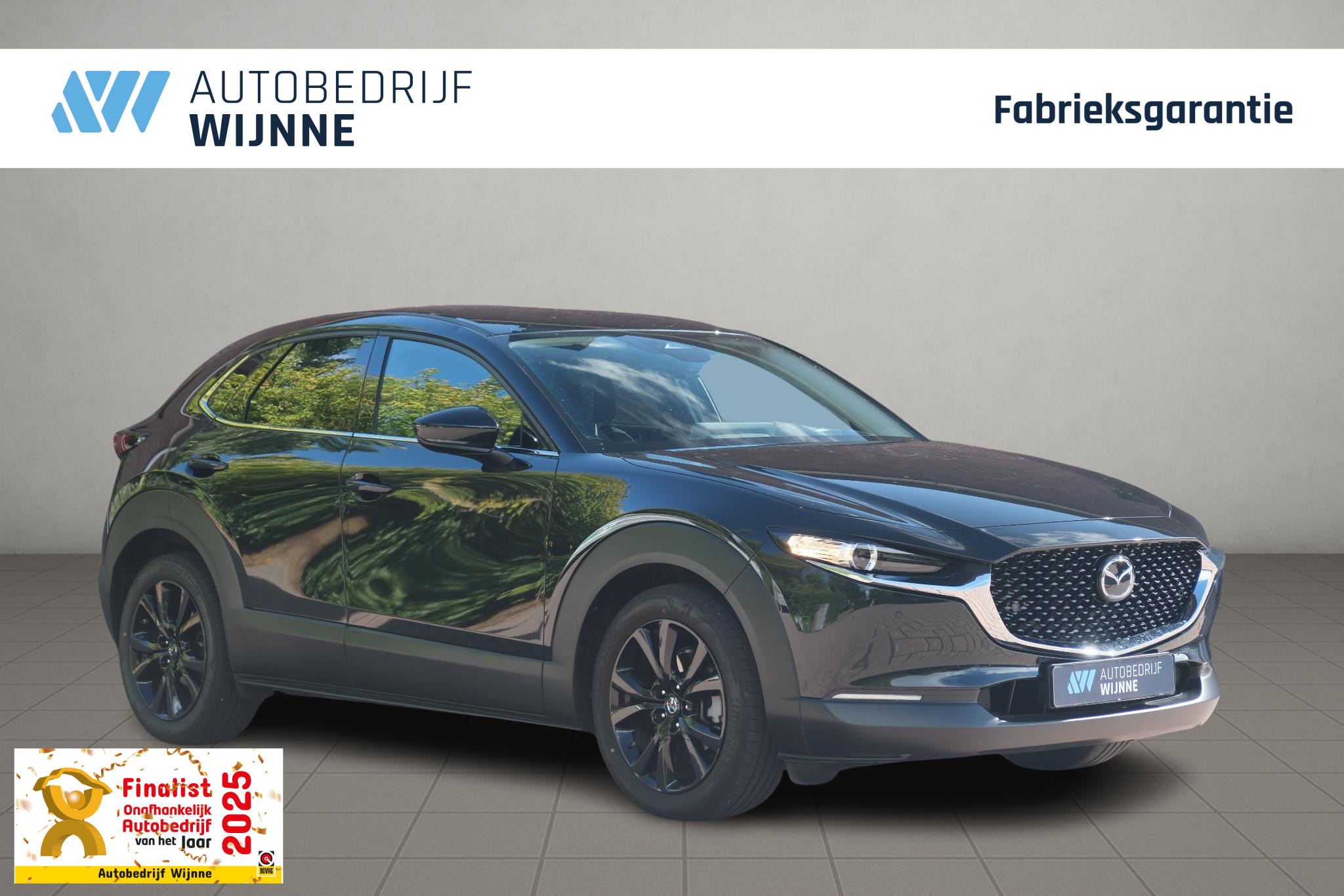 Mazda CX-30 2.5 e-SkyActiv-G M Hybrid 140pk Aut. Homura | Navi | App Connect | Climate | Adaptive Cruise | Head-Up Display | Camera | Keyless | Elektrische Achterklep afbeelding 1