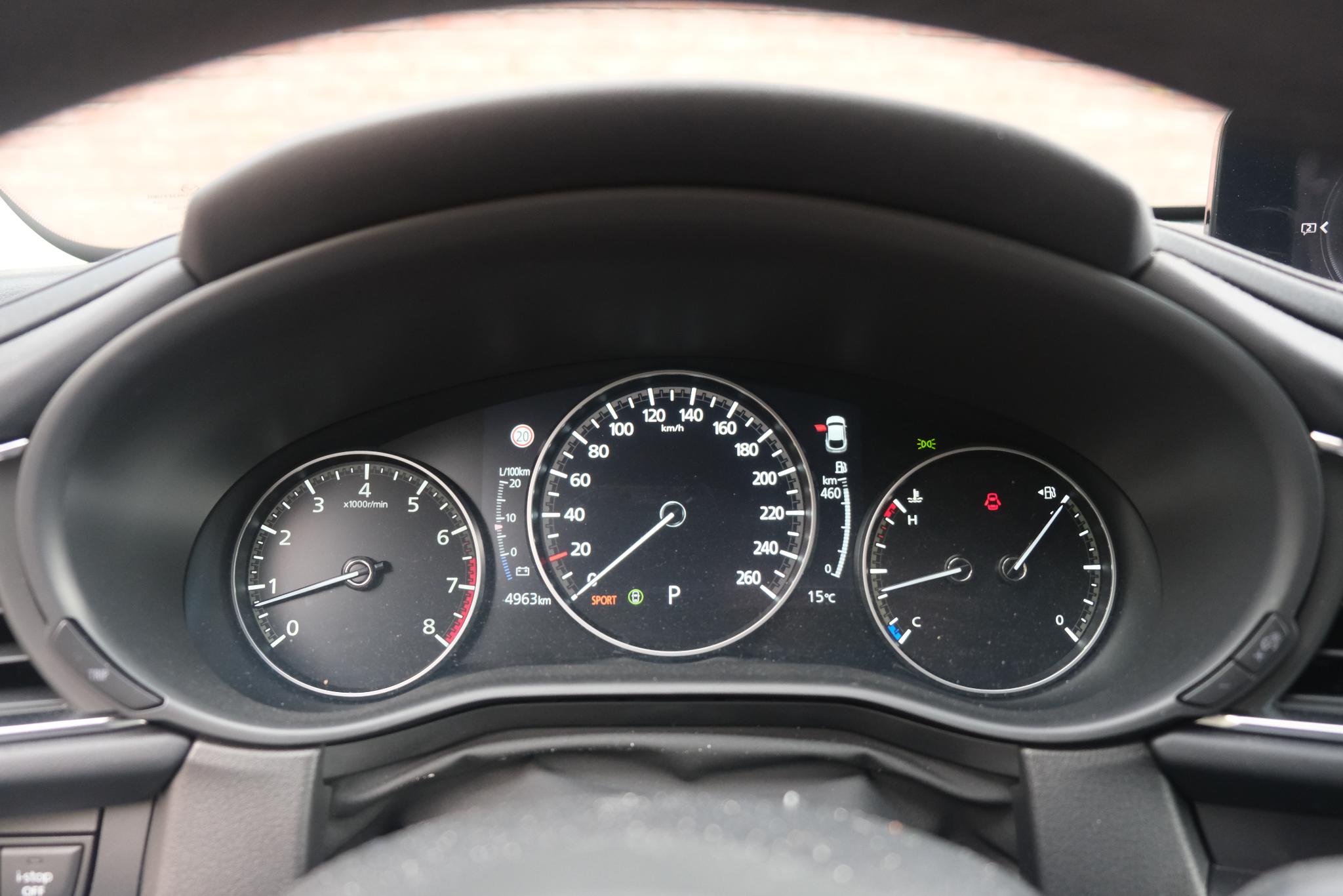 Mazda CX-30 2.5 e-SkyActiv-G M Hybrid 140pk Aut. Homura | Navi | App Connect | Climate | Adaptive Cruise | Head-Up Display | Camera | Keyless | Elektrische Achterklep afbeelding 10
