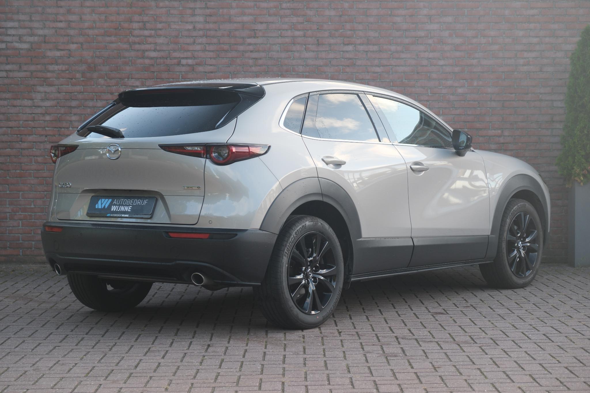 Mazda CX-30 2.5 e-SkyActiv-G M Hybrid 140pk Aut. Homura | Navi | App Connect | Climate | Adaptive Cruise | Head-Up Display | Camera | Keyless | Elektrische Achterklep afbeelding 27