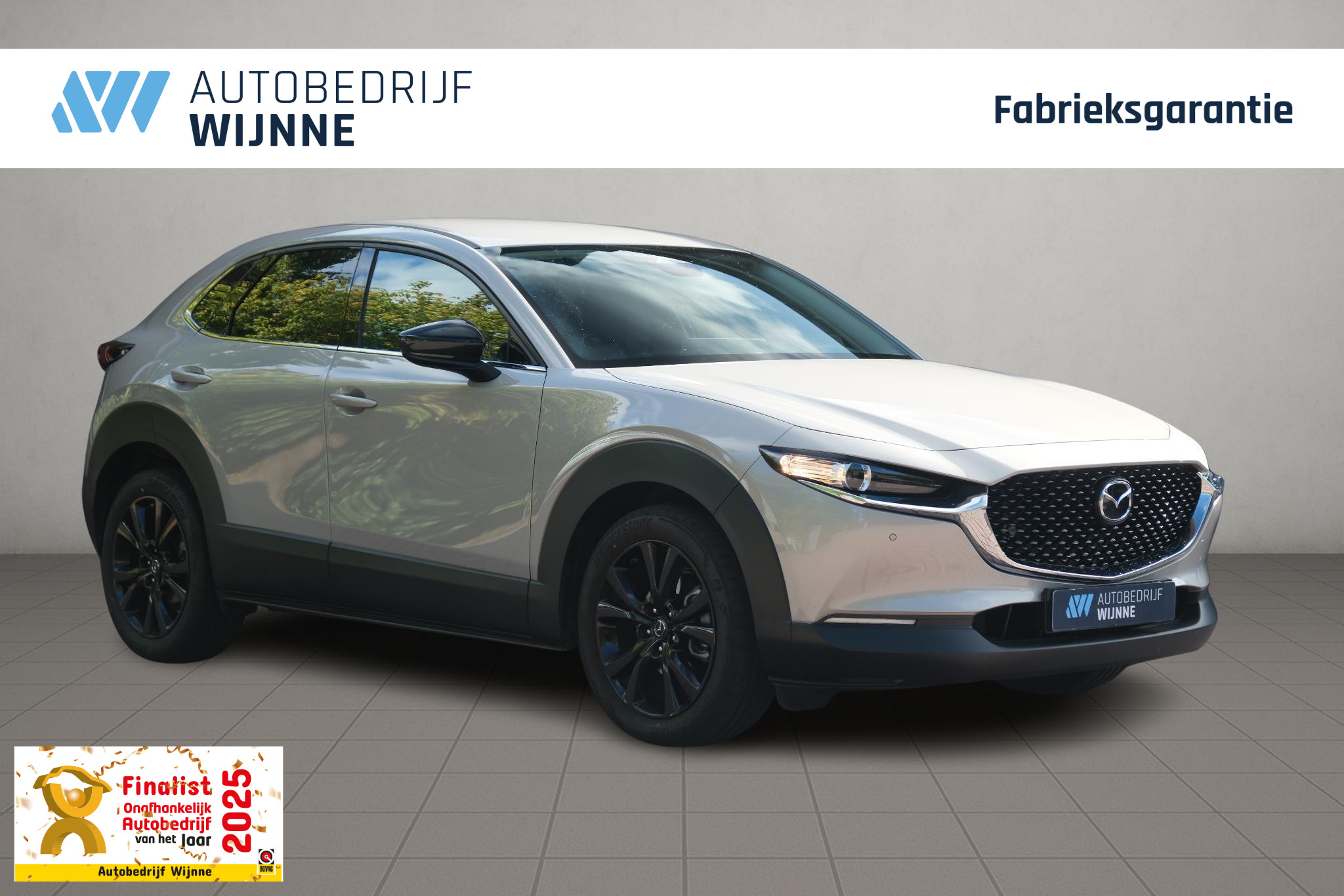 Mazda CX-30 2.5 e-SkyActiv-G M Hybrid 140pk Aut. Homura | Navi | App Connect | Climate | Adaptive Cruise | Head-Up Display | Camera | Keyless | Elektrische Achterklep afbeelding 1