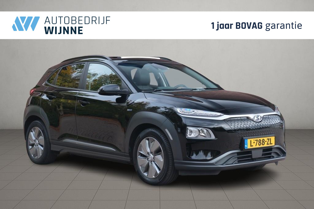 Hyundai KONA EV 64 kWh 204pk Fashion | SOH 100% | Navi | App Connect | Climate | Adaptive Cruise | Schuif-/kanteldak | Head-up Display | Camera | Keyless afbeelding 1