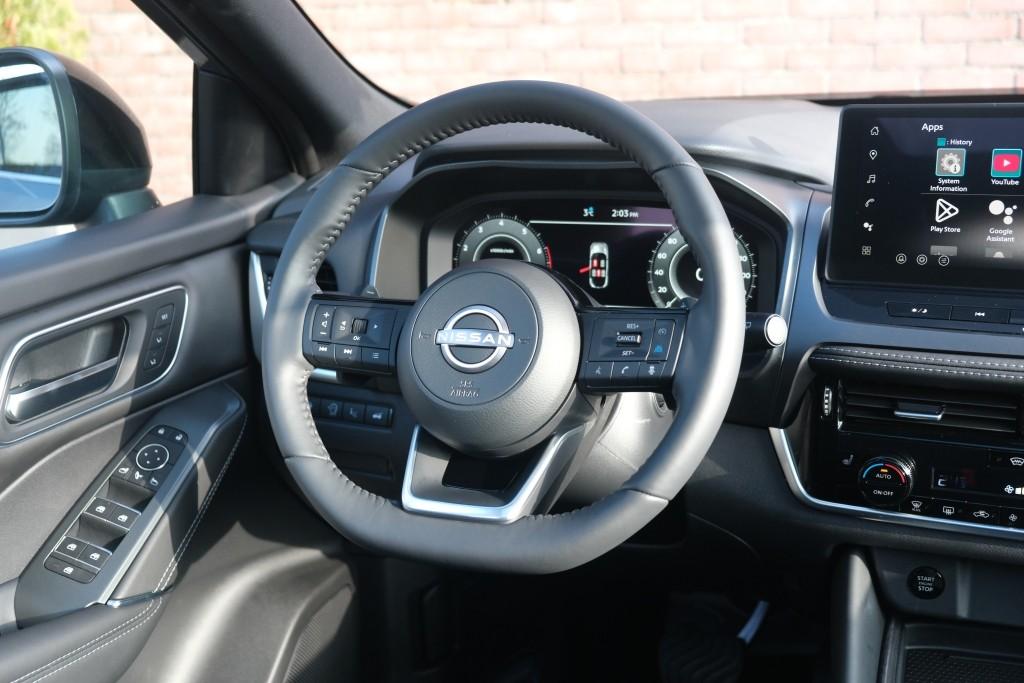 Nissan QASHQAI 1.3 MHEV 158pk Xtronic Tekna | Navi | Adaptive Cruise | 360° Camera | Leder | Head-up Display | Panoramadak | Keyless | Cold Pack afbeelding 12