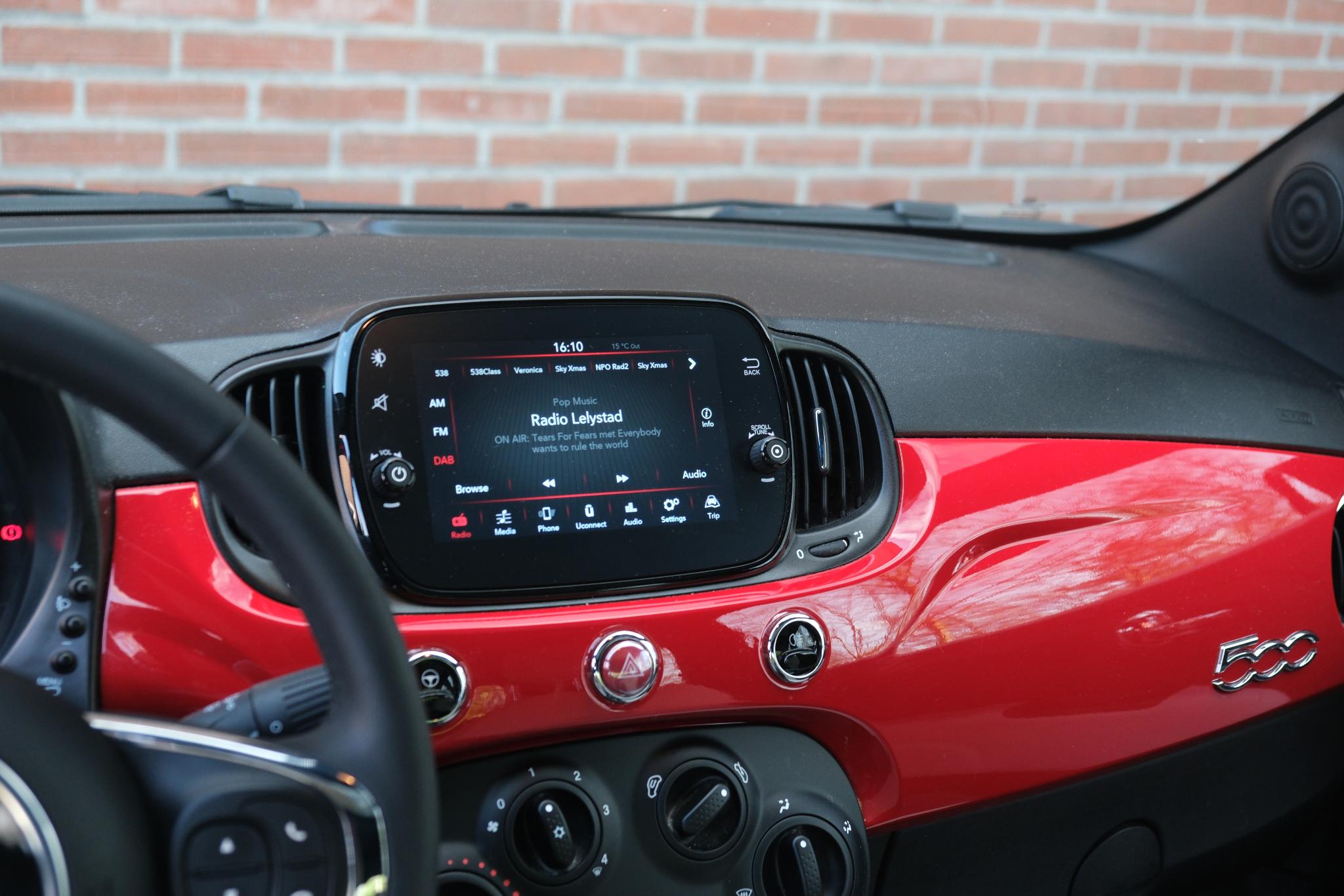 Fiat 500 1.0 Hybrid 70pk Dolcevita | App Connect | Airco | Cruise | Panoramadak | DAB afbeelding 15