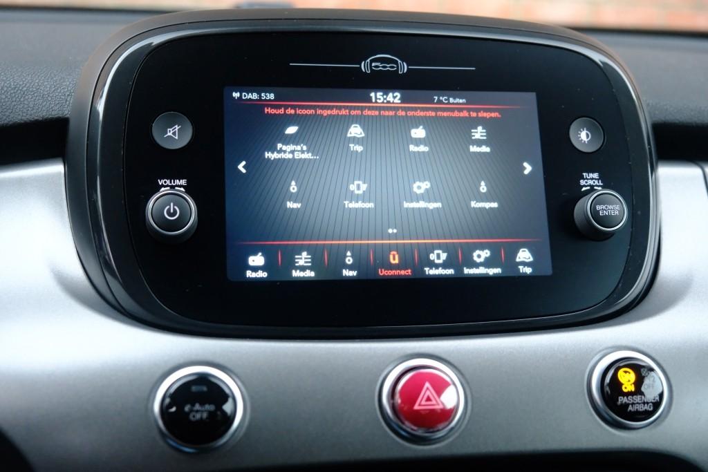 Fiat 500X 1.5 Hybrid 130pk DCT7 Sport Cabrio | Navi | App Connect | Climate | Camera | Blind Spot | PDC | Elektrisch Vouwdak afbeelding 17