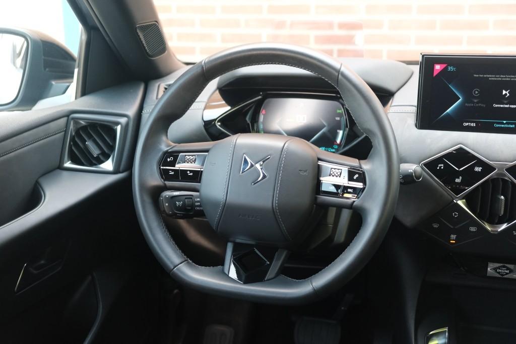 DS DS 3 Crossback E-Tense 50 kWh La Premiere | SOH 87% | Navi | App Connect | Climate | Cruise | Camera | Leder | Keyless | Head-Up Display | PDC afbeelding 14