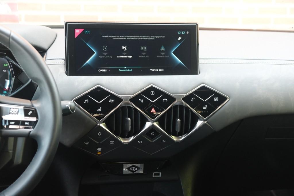 DS DS 3 Crossback E-Tense 50 kWh La Premiere | SOH 87% | Navi | App Connect | Climate | Cruise | Camera | Leder | Keyless | Head-Up Display | PDC afbeelding 17