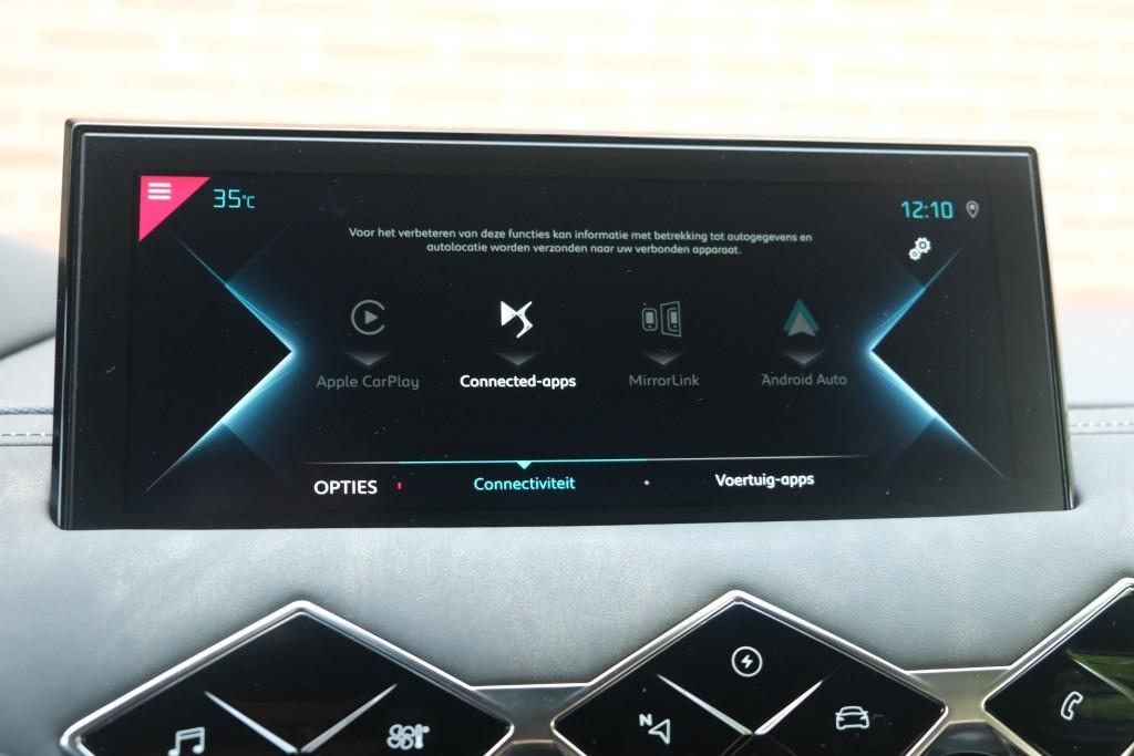 DS DS 3 Crossback E-Tense 50 kWh La Premiere | SOH 87% | Navi | App Connect | Climate | Cruise | Camera | Leder | Keyless | Head-Up Display | PDC afbeelding 19