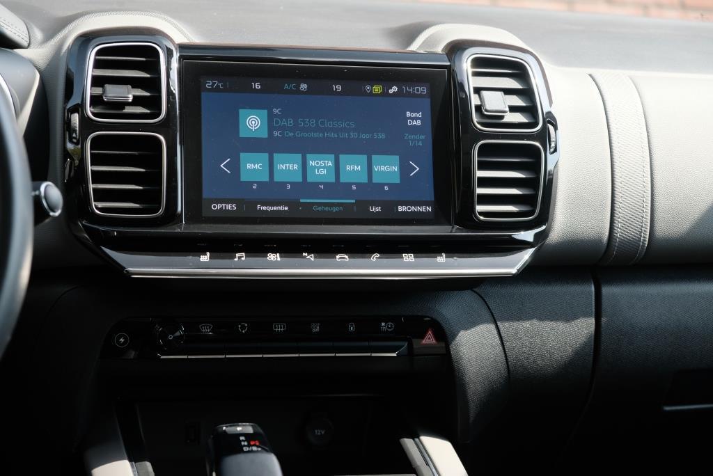 Citroën C5 Aircross 1.6 Plug-in Hybrid 225pk EAT8 Shine | Navi | Climate | Adaptive Cruise | Panoramadak | Keyless | Blind Spot | Trekhaak afbeelding 15