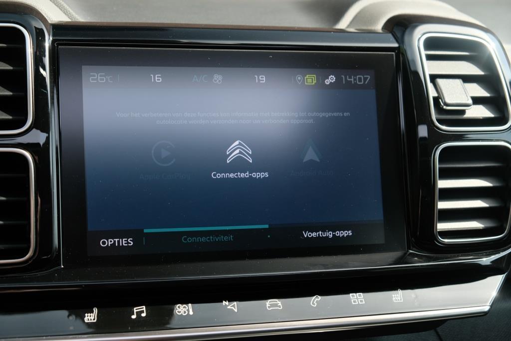 Citroën C5 Aircross 1.6 Plug-in Hybrid 225pk EAT8 Shine | Navi | Climate | Adaptive Cruise | Panoramadak | Keyless | Blind Spot | Trekhaak afbeelding 20