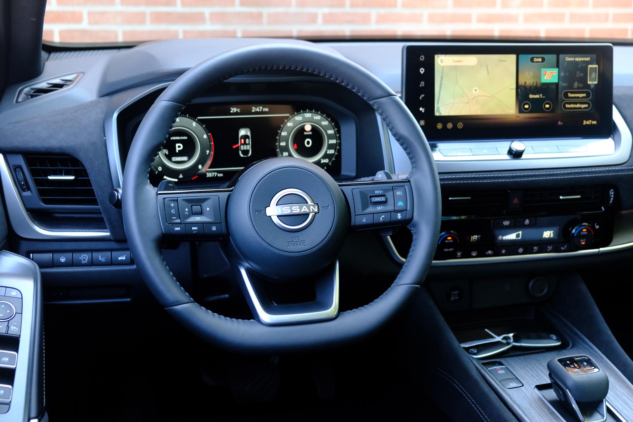 Nissan QASHQAI 1.3 MHEV Xtronic 158pk Tekna Plus | Navi | App Connect | Adaptive Cruise | Panoramadak | Keyless | 360° Camera | Bose | Elektrische Achterklep afbeelding 15
