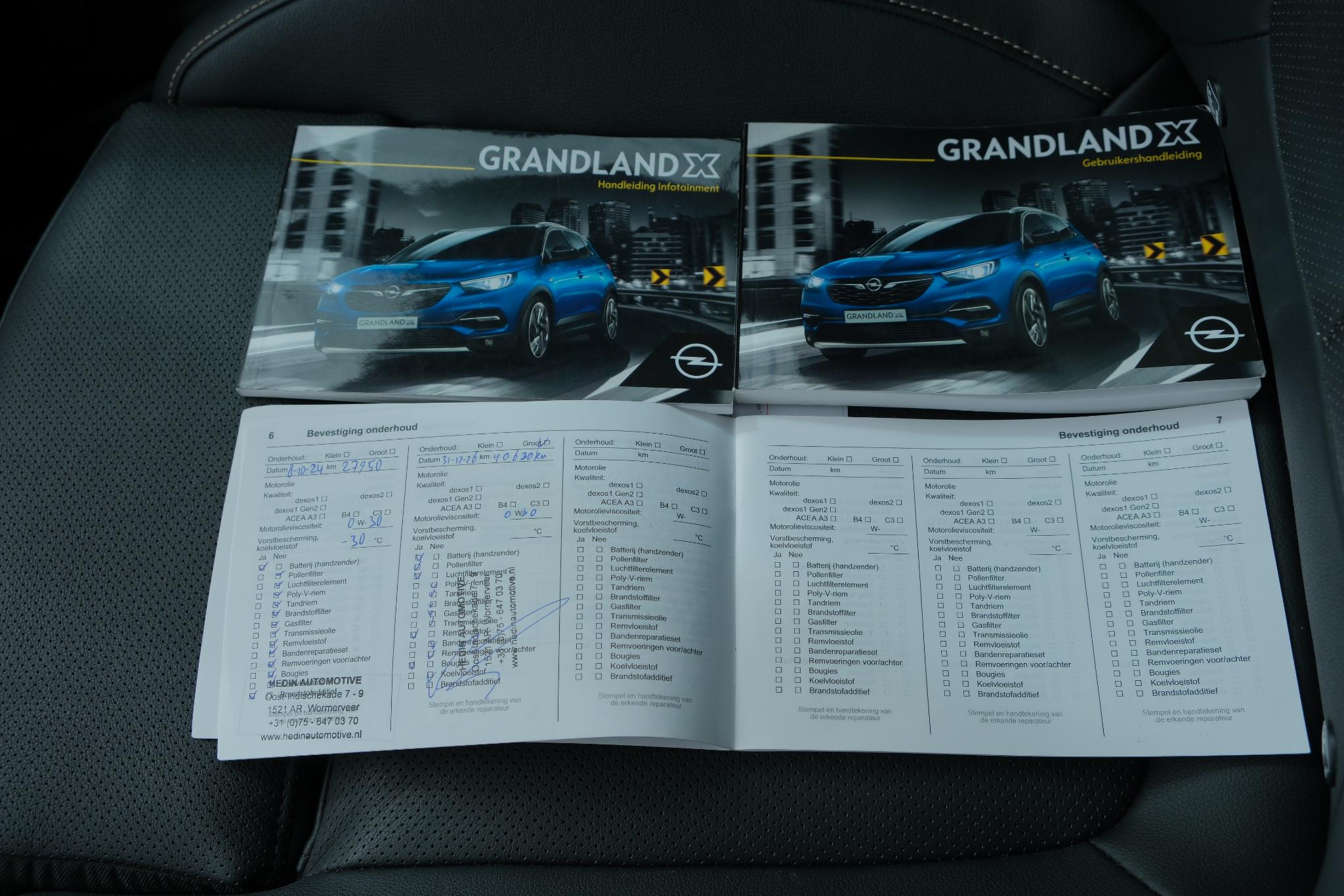 Opel Grandland X 1.6 Turbo Hybrid4 300pk Business Elegance | Navi | App Connect | Climate | Adaptive Cruise | Camera | Leder | Dodehoek | Trekhaak afbeelding 27
