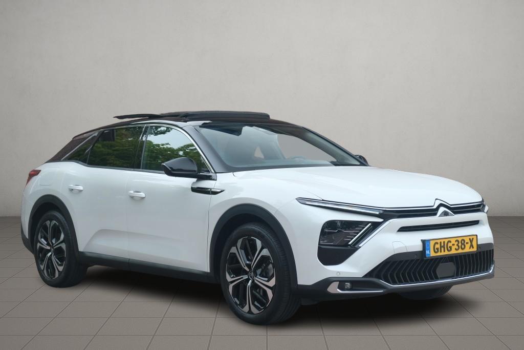Citroën C5 X 1.6 Plug-in Hybrid 225pk EAT8 Shine | App Connect | Adaptive Cruise | Panoramadak | Leder | Elektrische Achterklep | Keyless | Heap-Up | Memory afbeelding 1