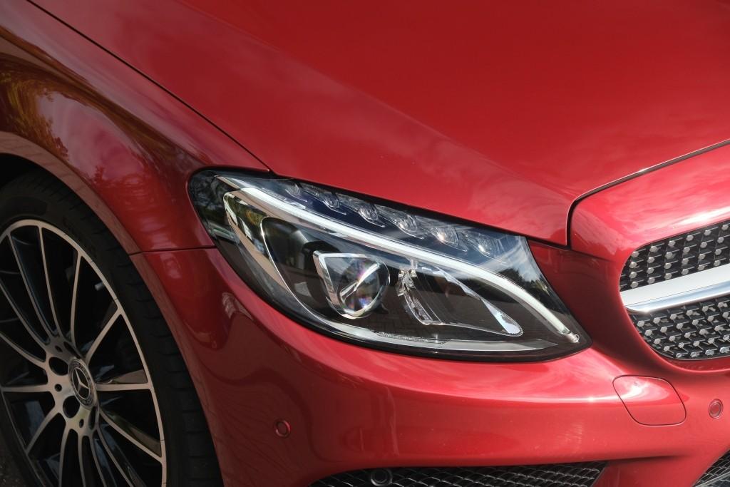 Mercedes-Benz C-Klasse 180 156pk Aut. Coupe AMG Line - Panoramadak - 360° camera - Burmester audio - Navigatiesysteem - LED koplampen- 19" inch afbeelding 2